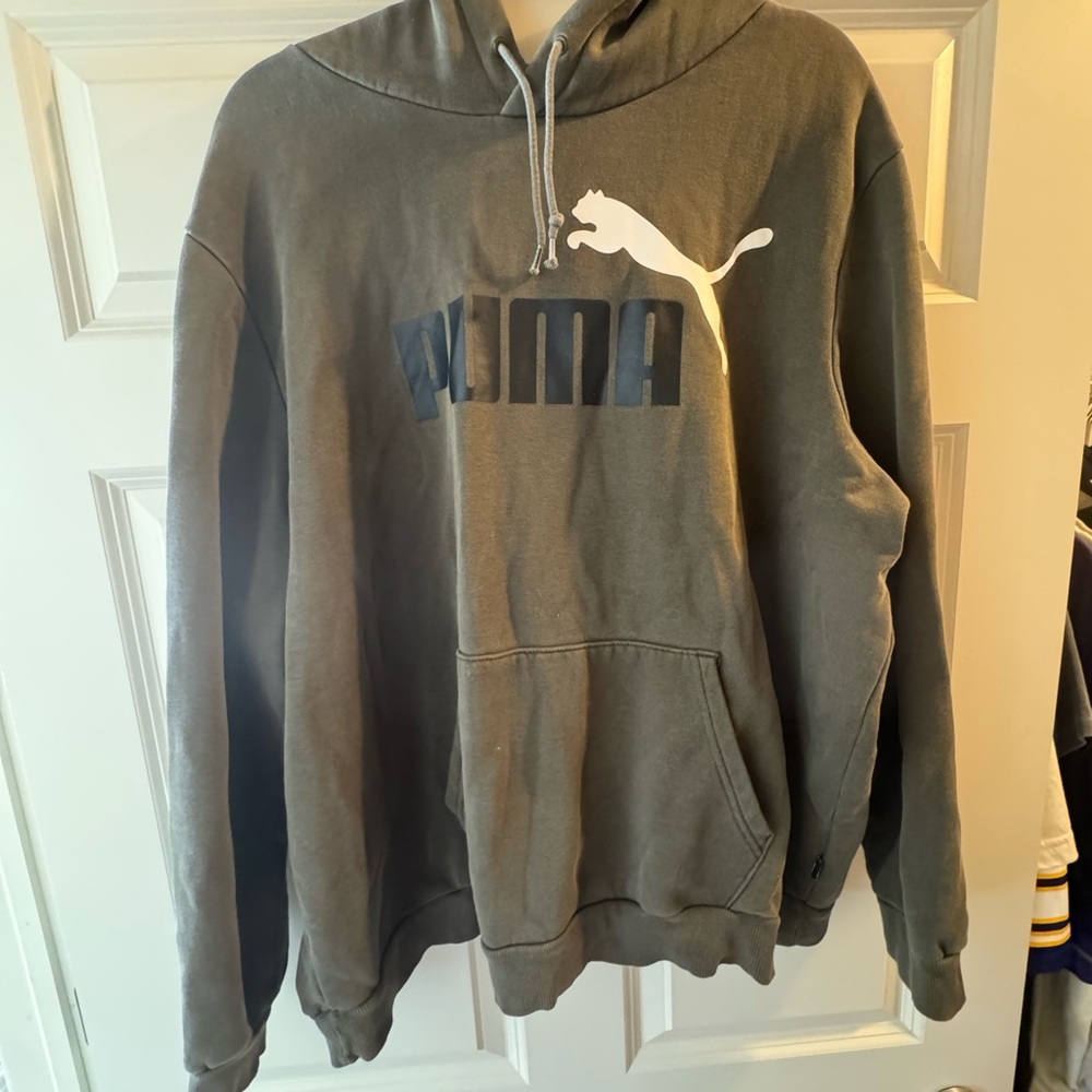 Puma Men's Charcoal Hoodie